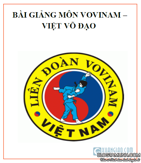 Cuốn sách võ thuật Bài giảng môn Vovinam – Việt Võ Đạo 2