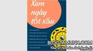 Xem ngày tốt xấu