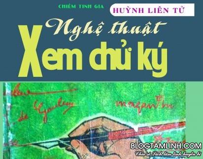 Nghệ thuật xem chữ ký – Huỳnh Liên Tử