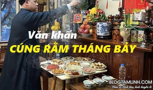 Văn khấn Rằm tháng Bảy theo lối cổ 1 Văn khấn cúng Rằm tháng Bảy