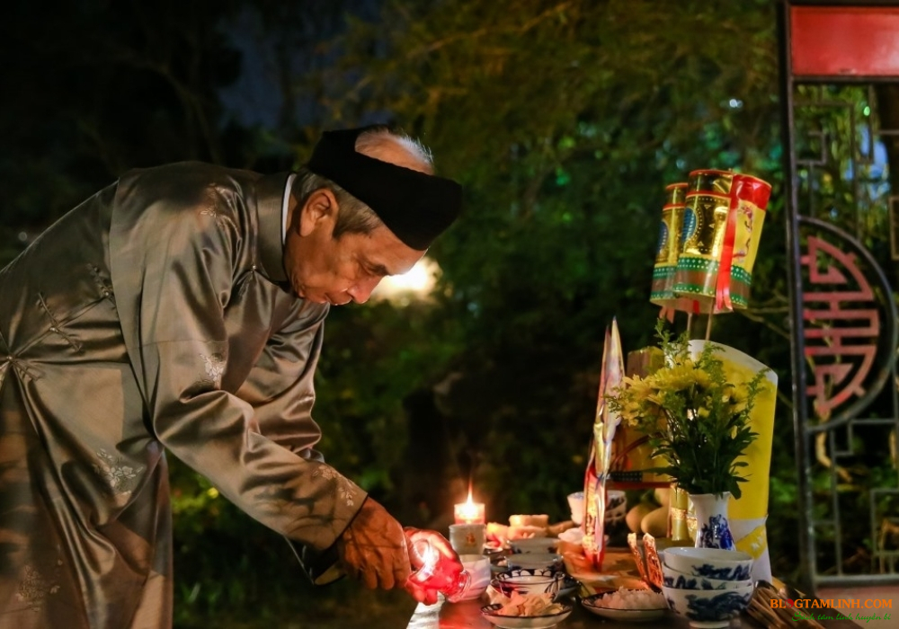 văn khấn giao thừa ngoài